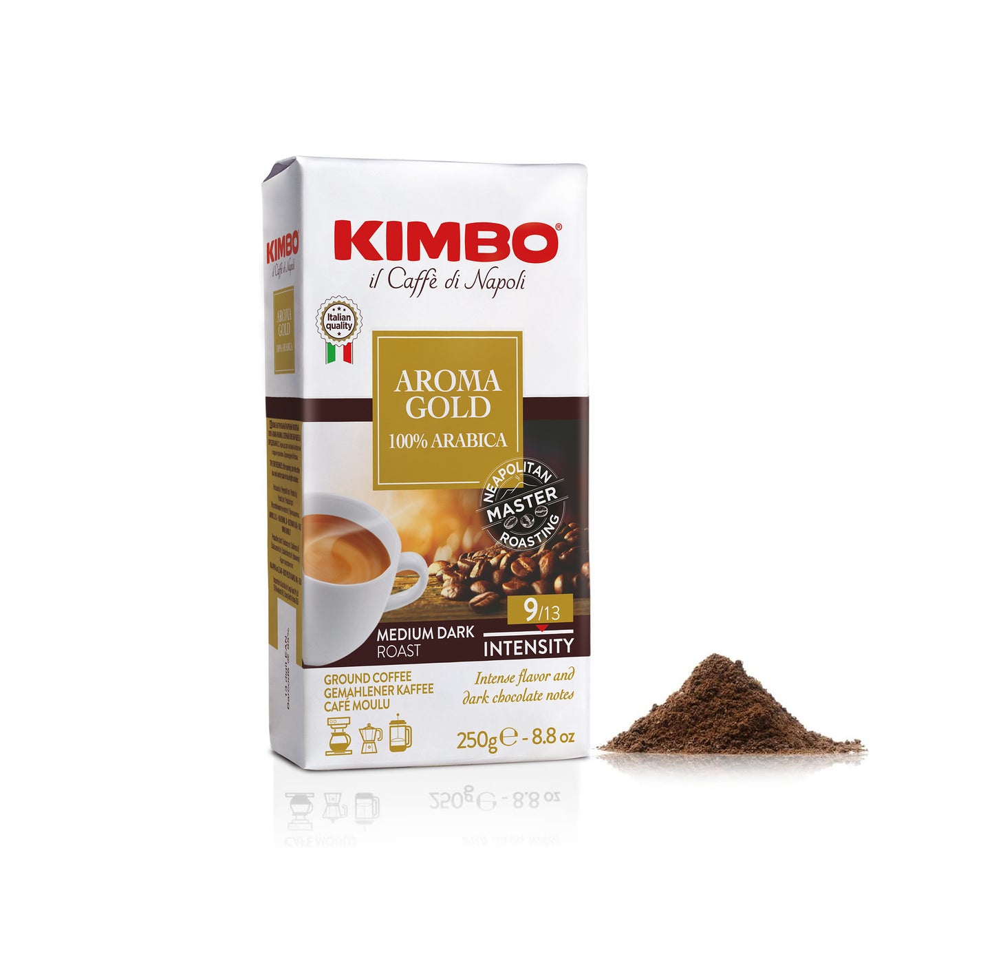 Kimbo aroma gold - Café moulu 250 GR