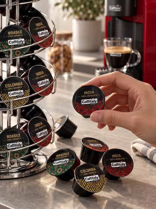 Porte-Capsules Rotatif en Spirale - INOX
