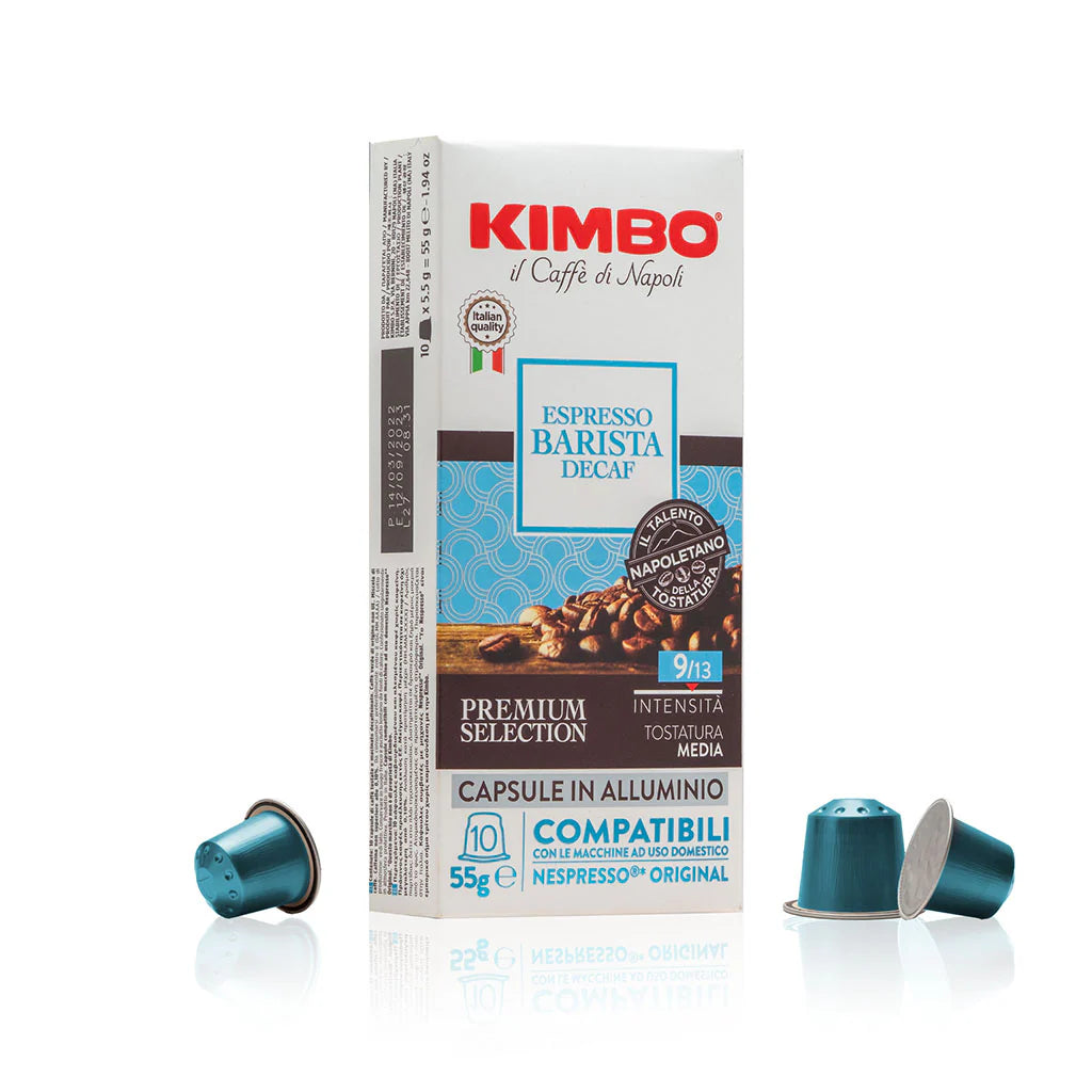 Capsules Compatibles Nespresso®* Original en Aluminium – Espresso Barista décaféiné 100% Arabica