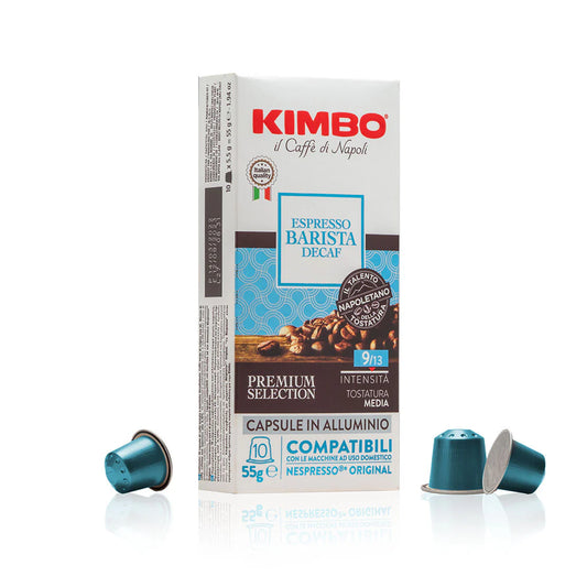Capsules Compatibles Nespresso®* Original en Aluminium – Espresso Barista décaféiné 100% Arabica
