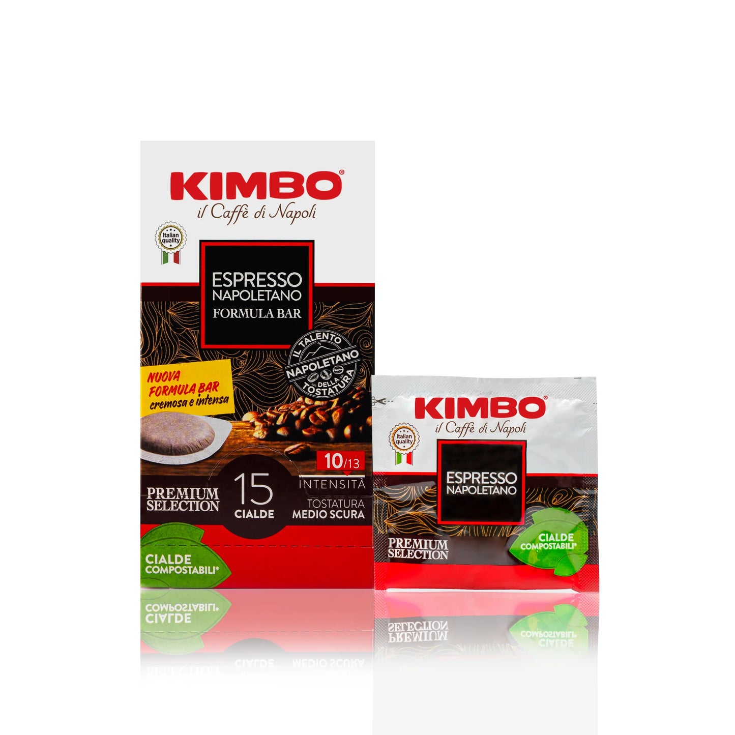 kimbo Dosettes Compostables – Espresso Napolitain