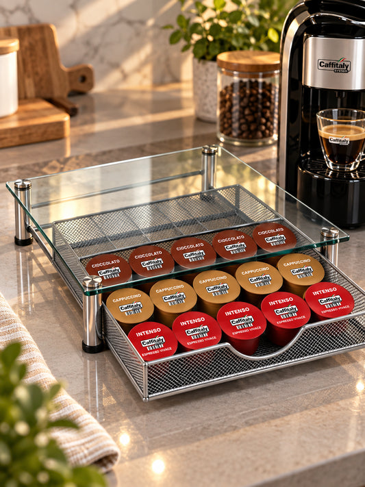 Porte-Capsules Caffitaly Carré