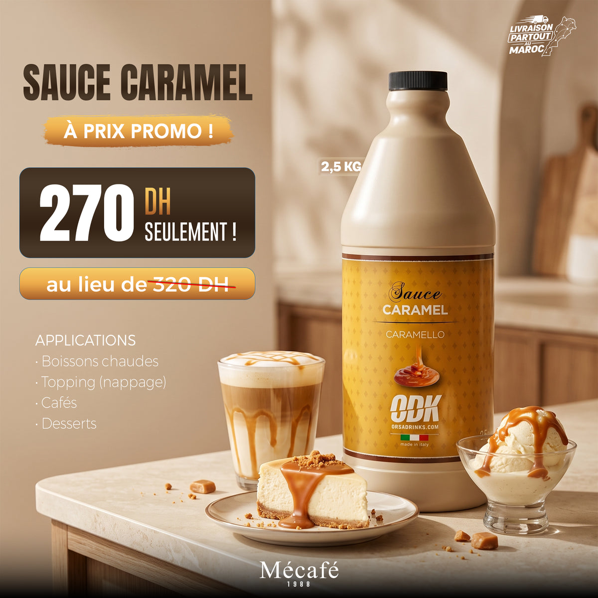 SAUCE CARAMEL – Orsadrinks 2,5 Kg