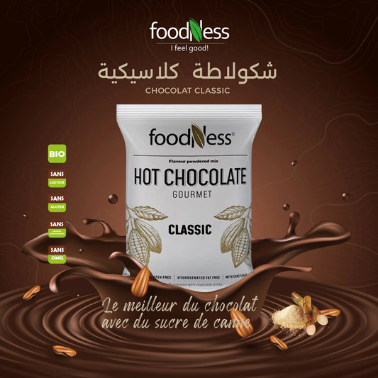 FOODNESS CHOCOLAT fondu CLASSIQUE -traditionnel- (poudre) 1kg