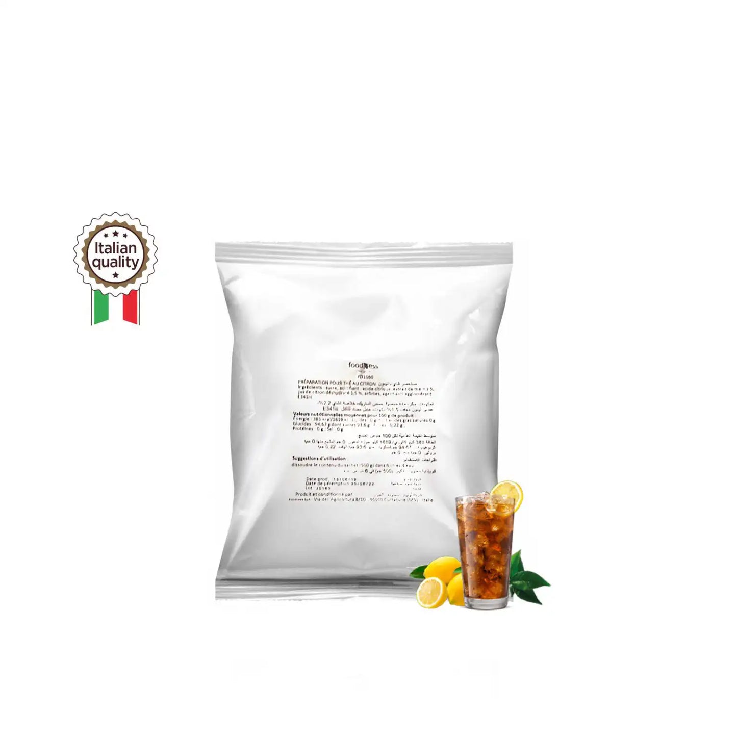 ICE TEA CITRON POUDRE - FOODNESS - 500g