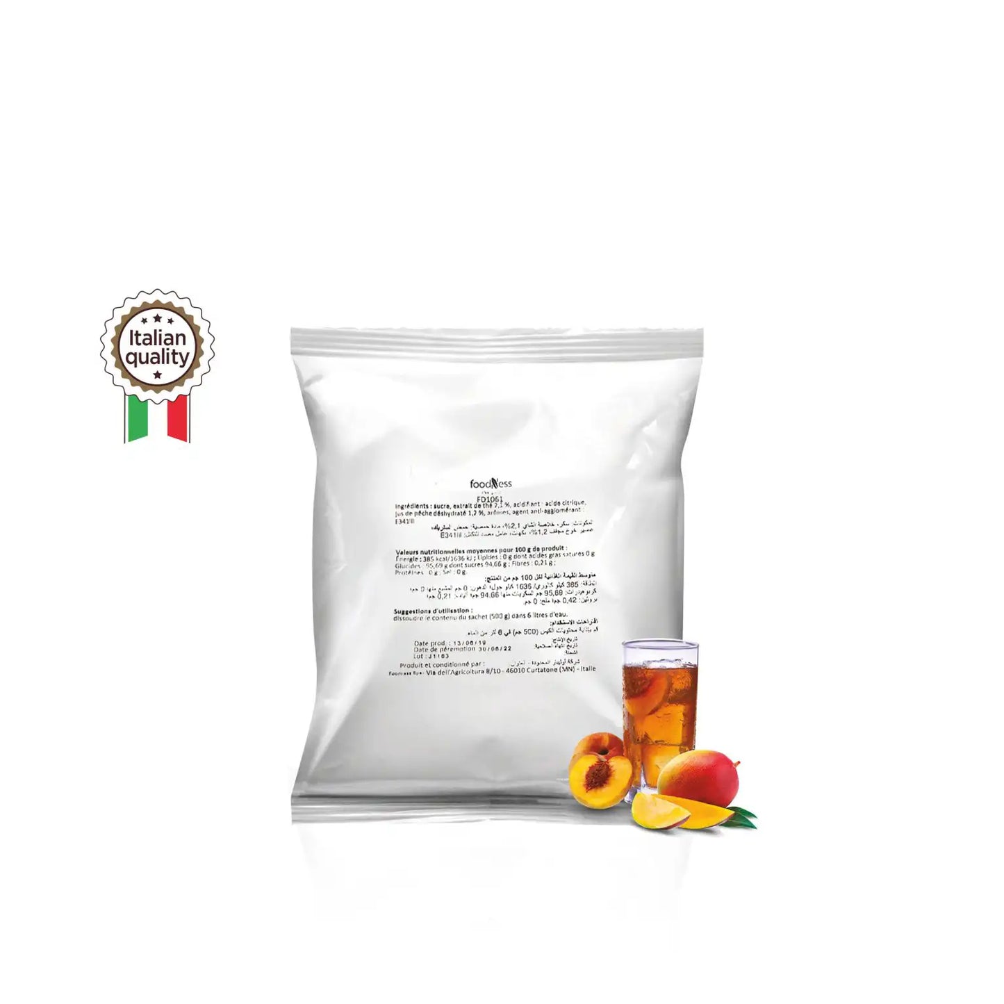 ICE TEA PEACH POUDRE - FOODNESS - 500g